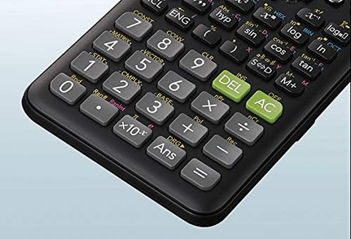 Casio Fx-82Esplus-2Wdtv Digital Calculator - Black image number 2