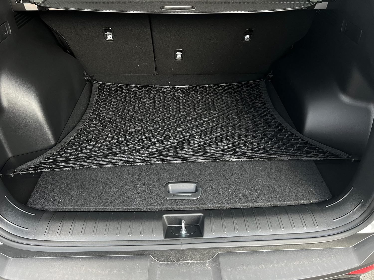 Floor Style Automotive Trunk Mesh Cargo Net for Hyundai Tucson Se N Line 2022-2024 - Premium Trunk Organizer and Storage - Luggage Net for Crossover - Best Car Organizer for Hyundai Tucson image number 4