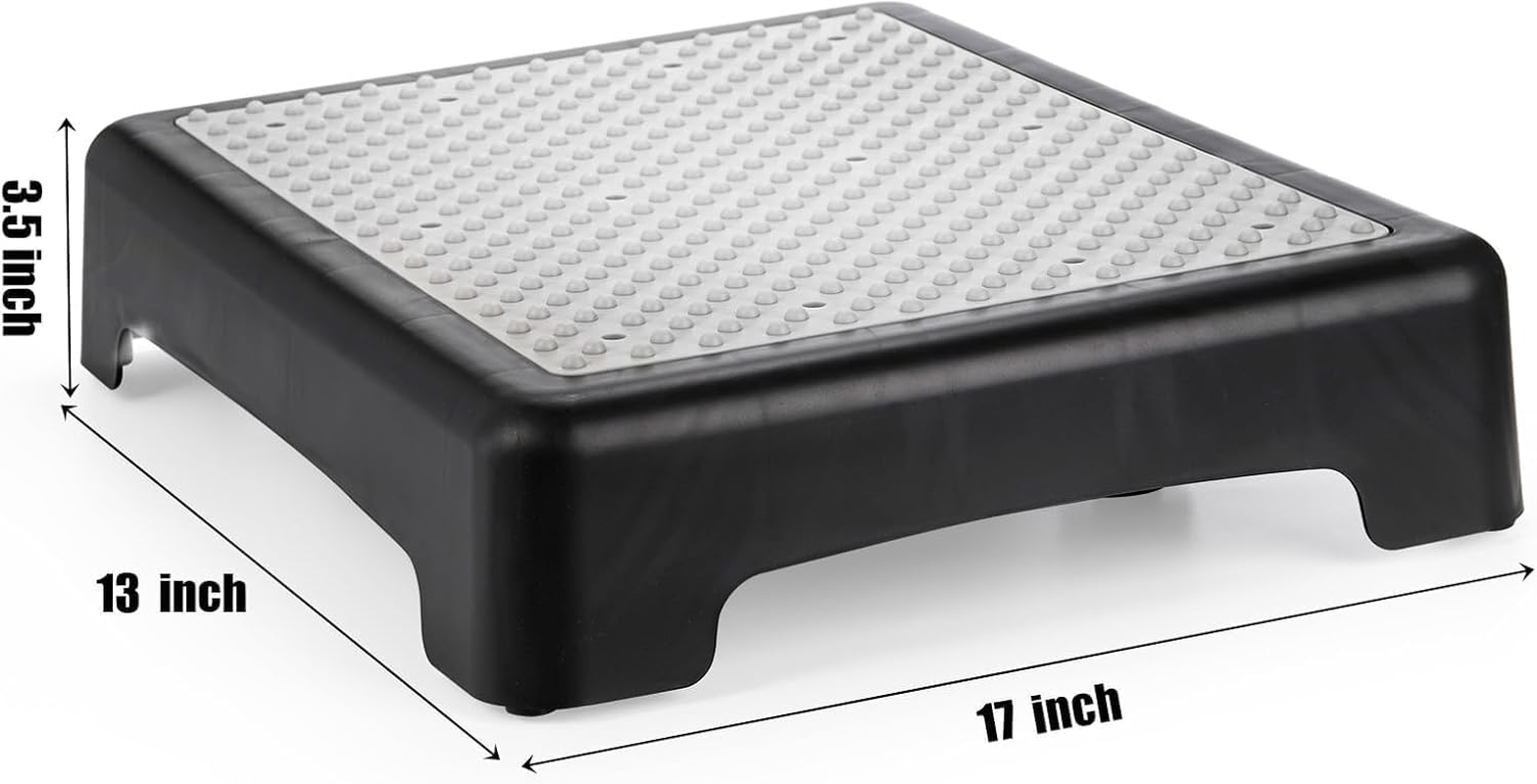 Yunking One Step Stool for Adults and Elderly, Non-Slip Mobility Stepping Stools, Safety High Rise Stairs, 9Cm Portable Step Riser,Half Step for Stairs, Cars, Bed, Chair, Shower image number 6