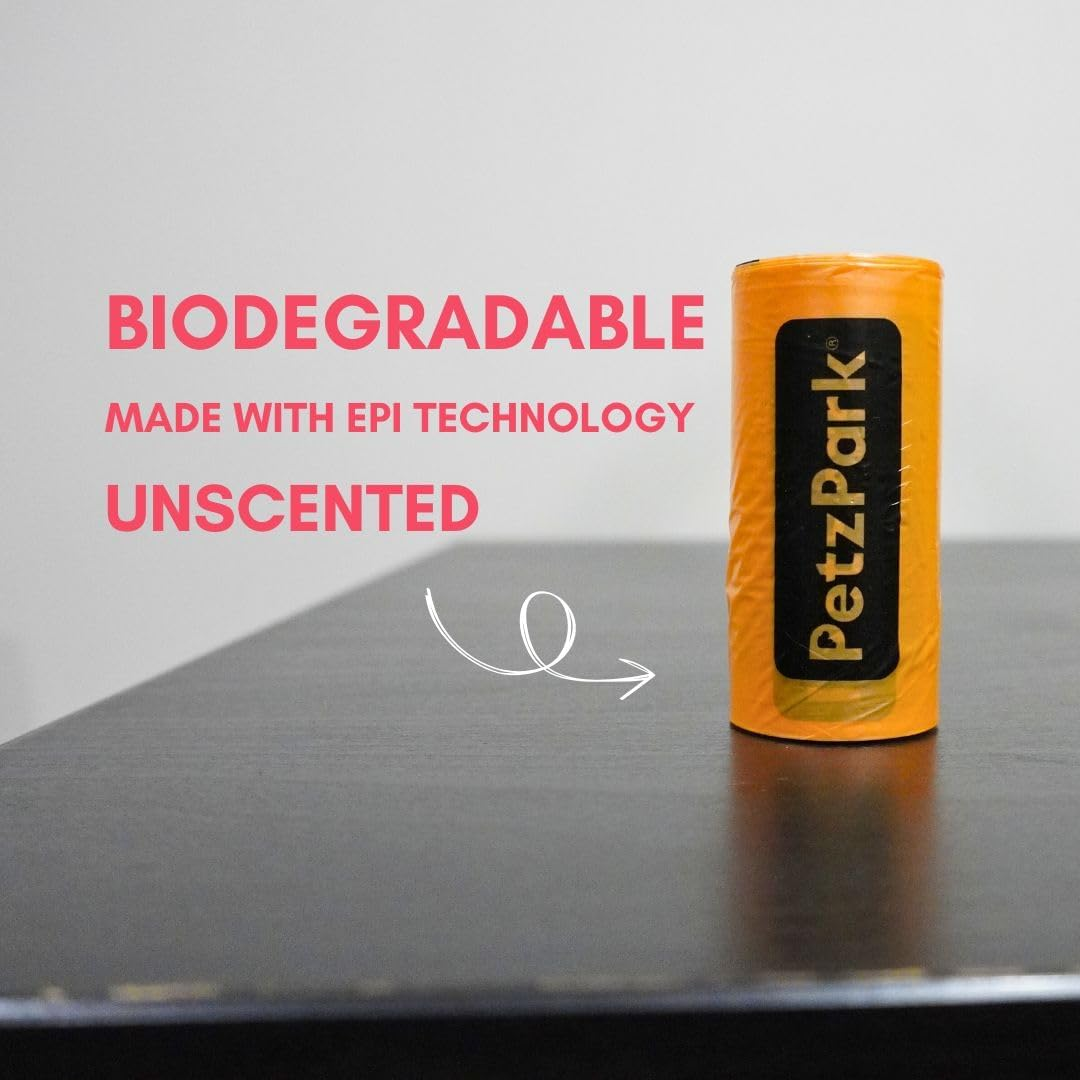 Dog Poop Bags Biodegradable, Unscented, Heavy-Duty, Leak-Proof Pet Waste Bags, Strong Thick Dog Poo Bags, Dog Bags for Poop, Dog Poop Bag Refill Rolls - 60 Bags (4 Rolls) image number 3