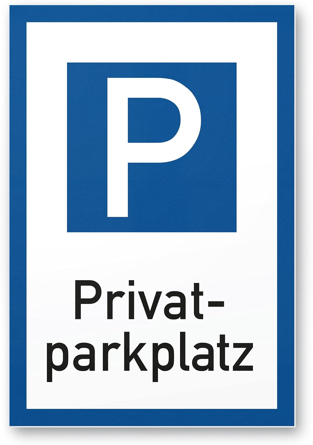 Komma Security Private Parking - No Parking 20 X 30 Cm Sign Prohibition Sign Private Parking Sign - Warning Cars Vehicles Warning Sign - Parking Free image number 2