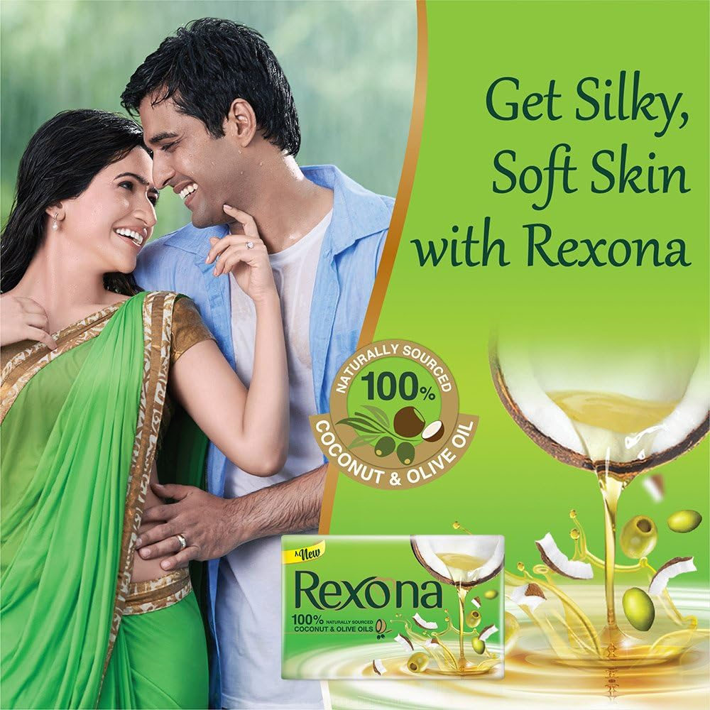 Rexona Soap with Coconut and Olive Oils for Silky and Soft Skin (150 Grams) image number 6