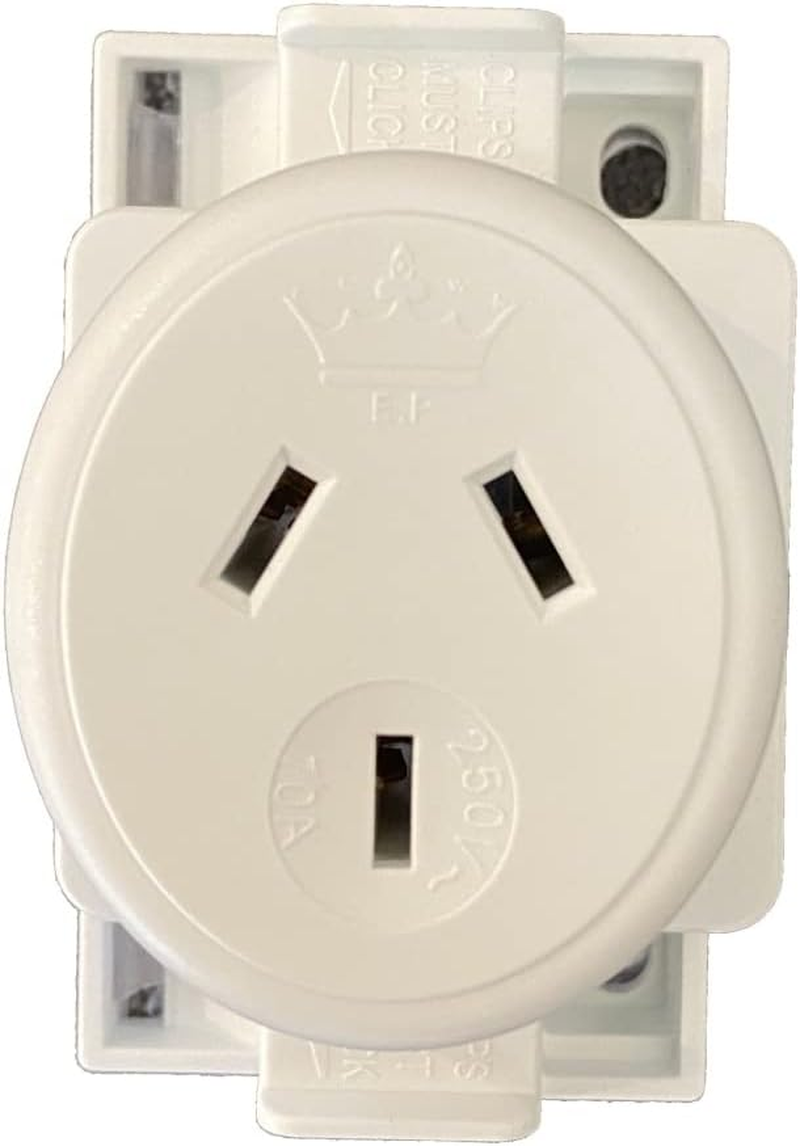 10X Quick Connect Surface Socket Plug Base 10A Electrical Outlet image number 2