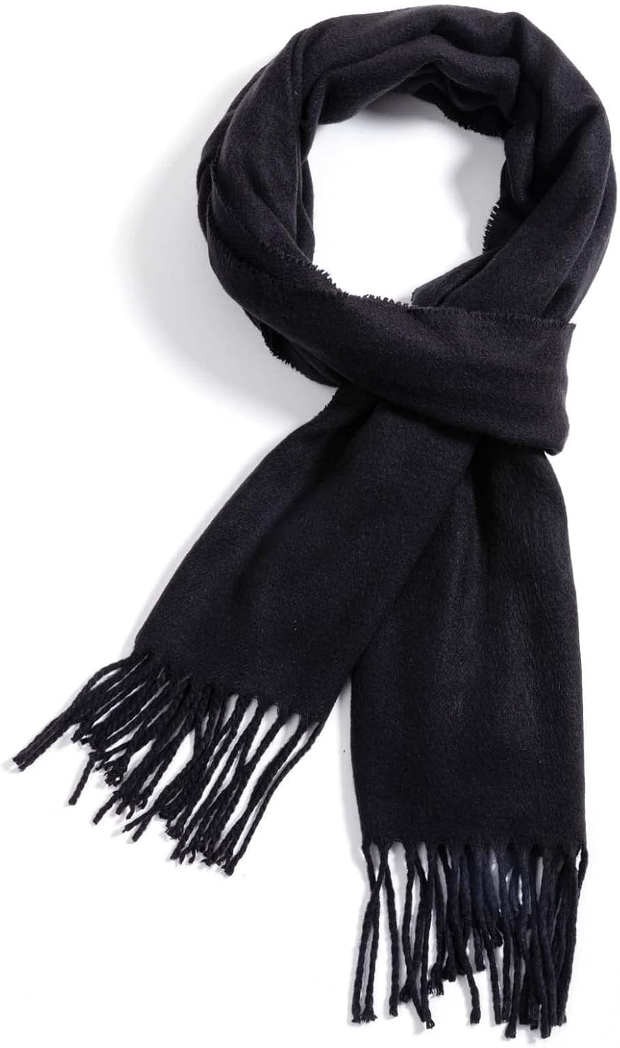 Scarf for Men Women Cashmere Neck Scarf Plaid Winter Scarf Fall Softest Classic Warm