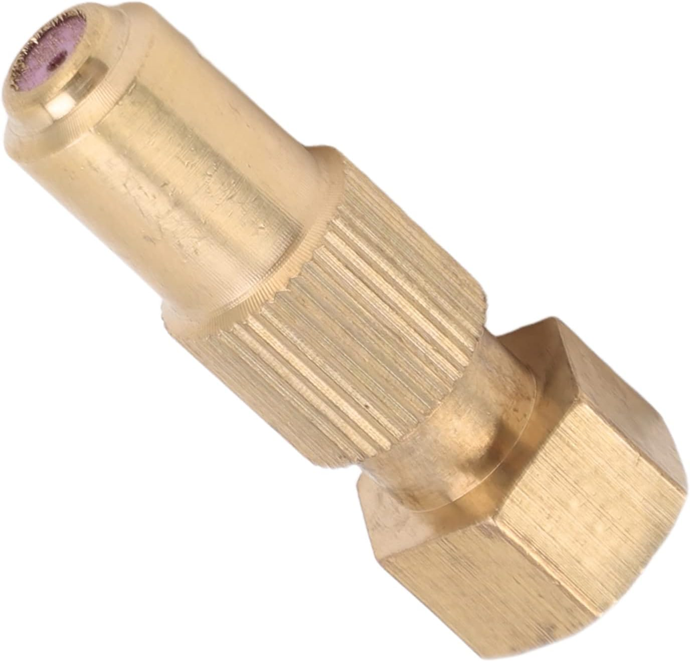 High Pressure Sprayer Nozzle, High Pressure Sprayer Nozzle, Brass Sprayer Nozzle Detachable Sturdy Ceramic Rustproof Watering Spray Nozzle for Courtyard (1.5Mm/0.06In Hole) image number 4