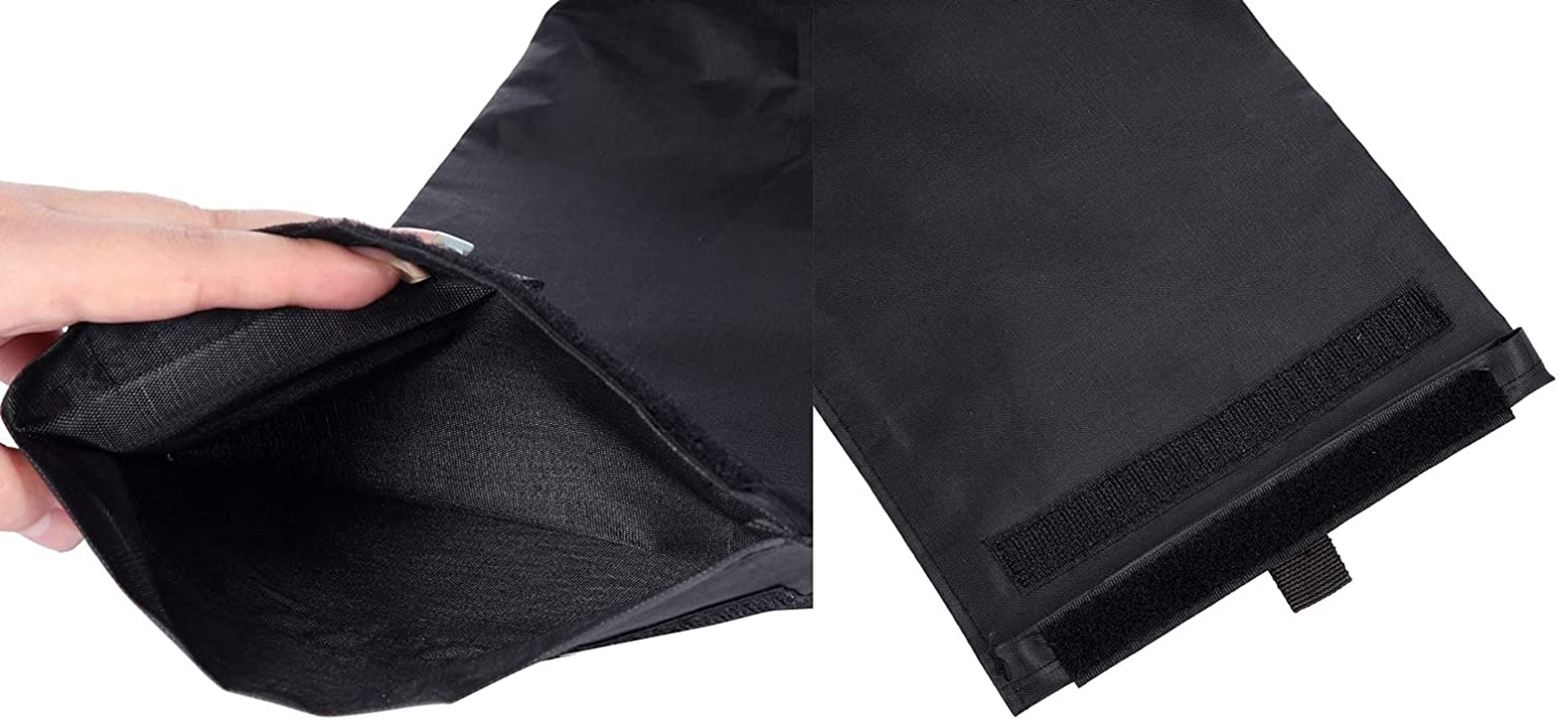 Car Trash Bag, Washable Car Garbage Bag, Detachable Car Trash Can, Seat Back Hanging Car Storage Bag for Car, Travelling, Outdoor (1 PCS Black) image number 5