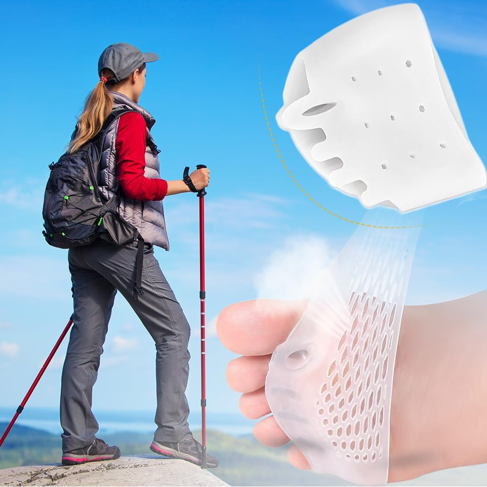 Hyggear Silicone Toe Separator, Hygger Toe Separators for Men Women, Hygear Toe Separators for Preventing Rubbing and Relieve Pressure, 4 Pairs Hygger Toe Separators for Bunion, Breathable and Soft image number 5