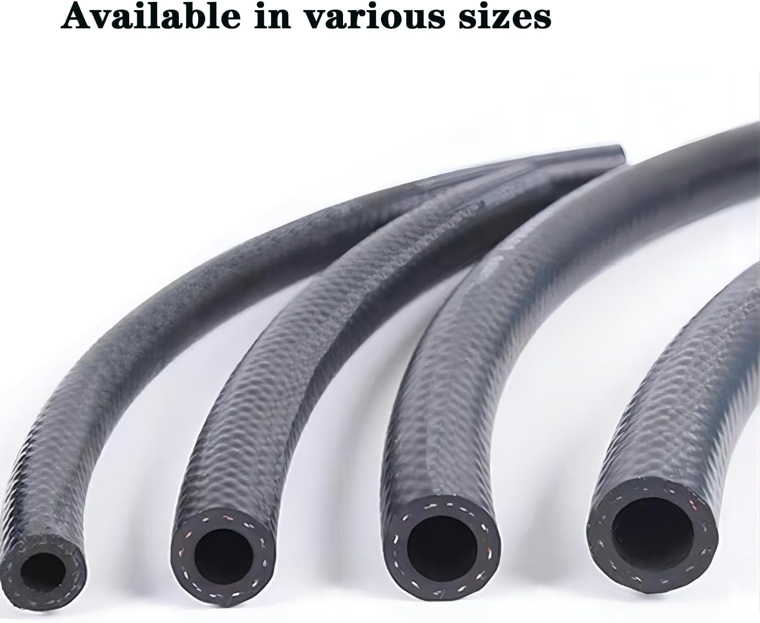 Fuel Line 6Mm ID NBR Fuel Line Hose 6AN Push on Hose for Small Engine 10 Feet image number 2