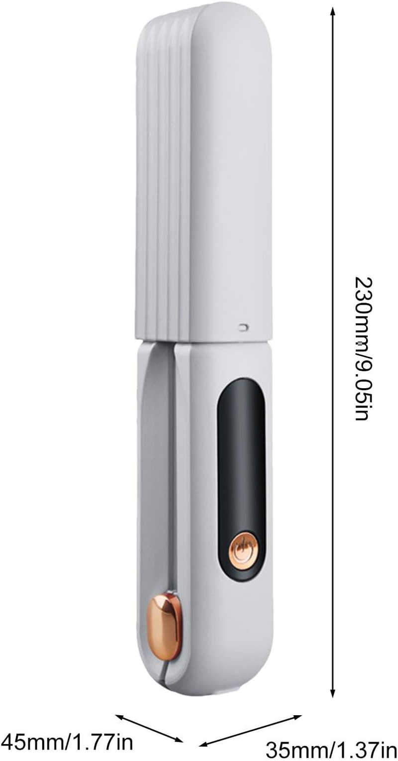 Hair Straightener Brush Cordless, Portable Curling Iron, Straightening Brush for Women, Negative Ion Straightener Comb, 2 in 1 Curling Iron Brush for Women, Men (Purple, Pink, White, Black) image number 4