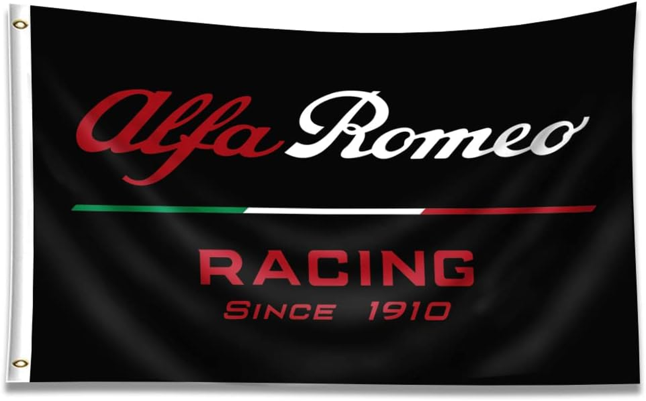 ENMOON Racing Car Banner Flag (3X5Ft,150D Poly,Anti-Fade) for Garage Man Cave Decor image number 1