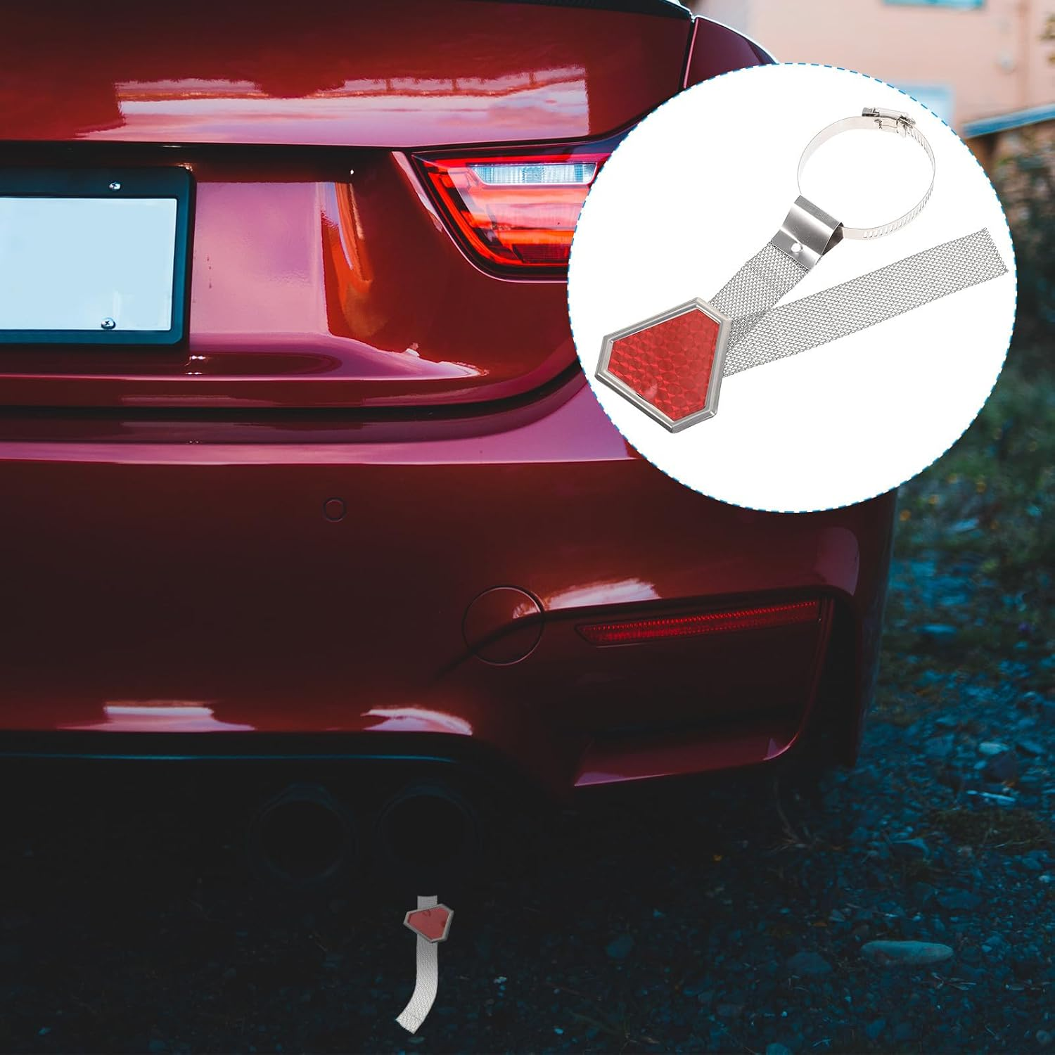 Mobestech Car anti Static Ground Strap anti Static Strip Sturdy Metal Universal Fit Vehicle Truck Suv Earth Wire Driving Safety image number 1