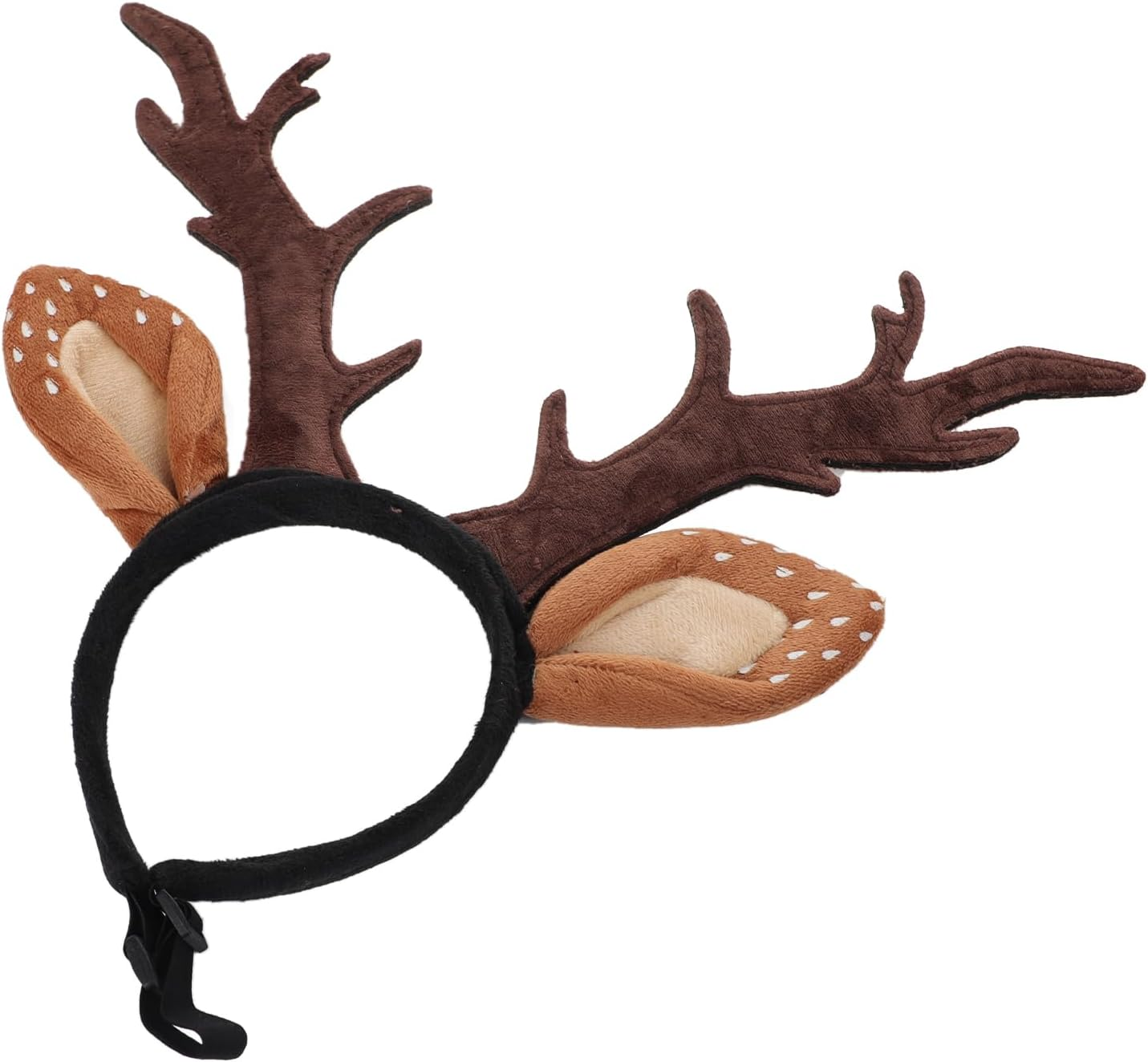 Pet Headdress Reindeer Antlers Headband Cat Dog Christmas Headband Adjustable Deer Antlers Hair Band Christmas Pet Costume for Cats, Dogs image number 1
