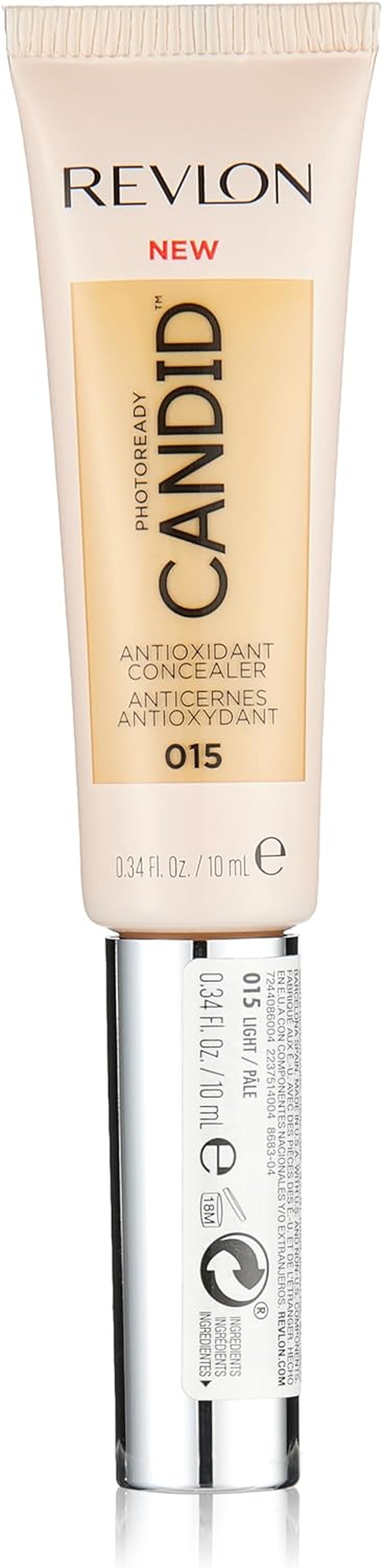 Revlon Photoready Candid Concealer, with Anti-Pollution, Antioxidant, Anti-Blue Light Ingredients, without Parabens, Pthalates and Fragrances; Cafe, 34 Fluid Oz