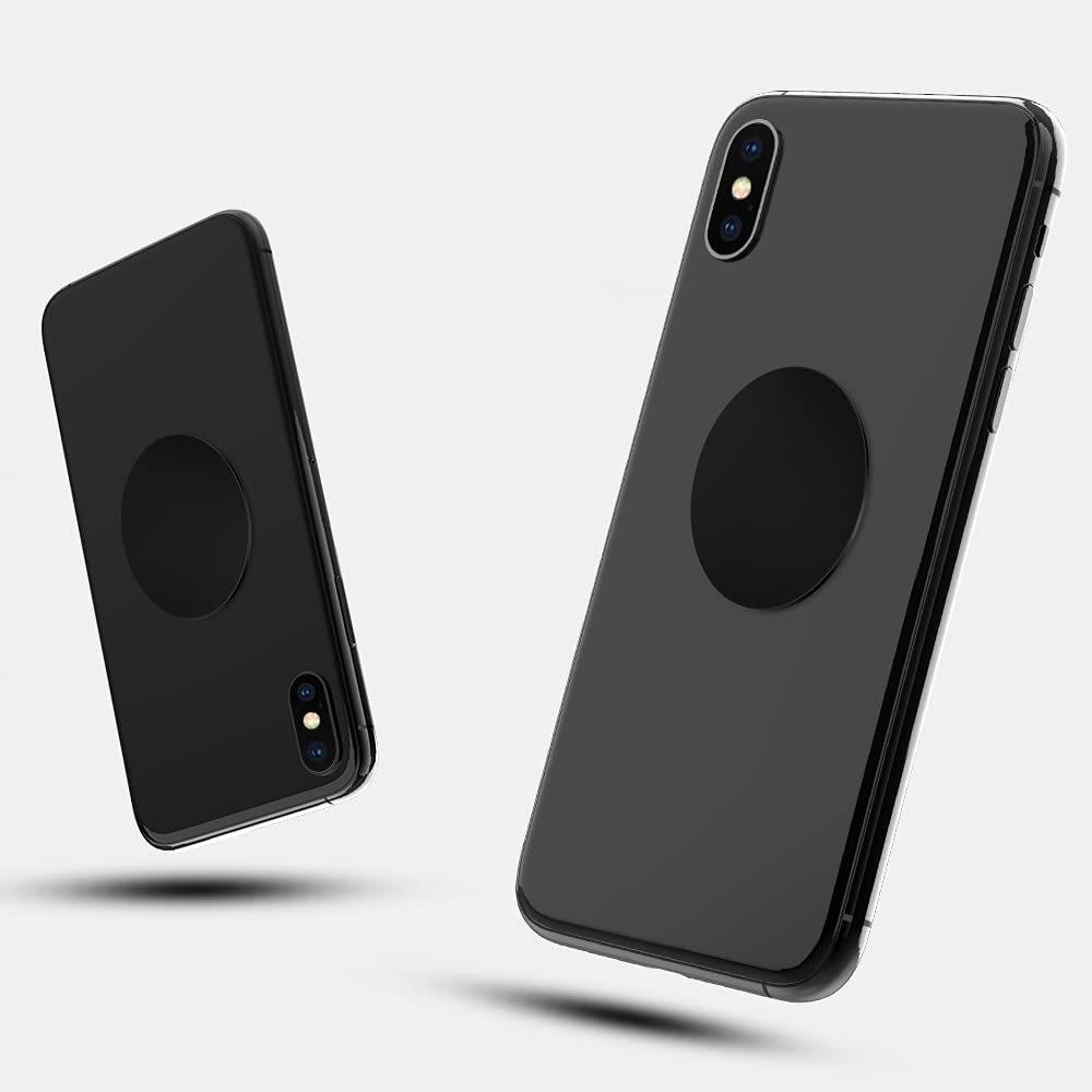 [8 Pack] Magnetic Car Mount Holder Metal Plates, TIQUS 40Mm round Black Universal Replacement Mount Metal Plate Kit with Adhesive for Magnetic Car Mount Cell Phone Holder image number 5