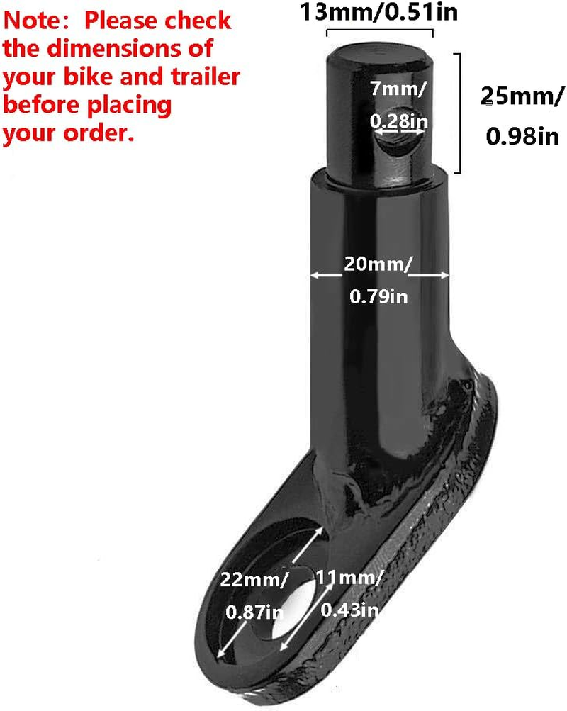 Tophomer Bicycle Trailer Coupler, Bicycle Trailer Coupling Connector, Bicycle Accessories for Kids, Pet and Cargo Bike Trailers image number 6