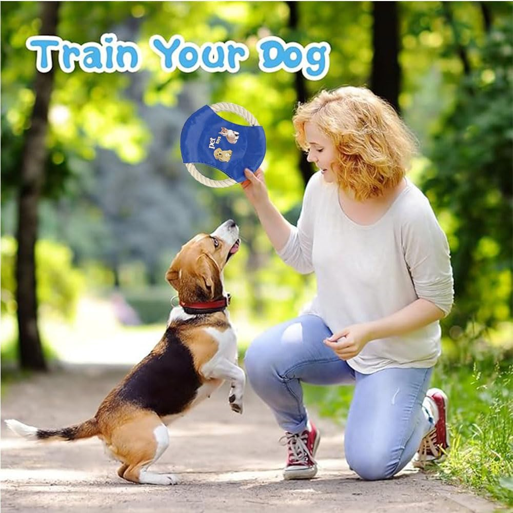 Dog Rope Toys for Small Dogs Aggressive Chewers, 100% Natural Cotton, 6 Pack for Fun and Teeth Cleaning Chew Tug of War Interactive Training Rope Toys for Puppy to Small Dogs