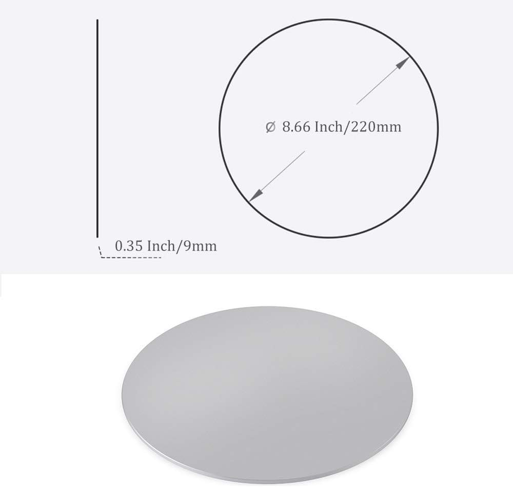 ONGHSD Silver Aluminum Alloy 360&deg; Rotation Monitor Swivel Base, Wide Compatibility, Stable Design, for Imac, Laptop, TV, and More image number 3