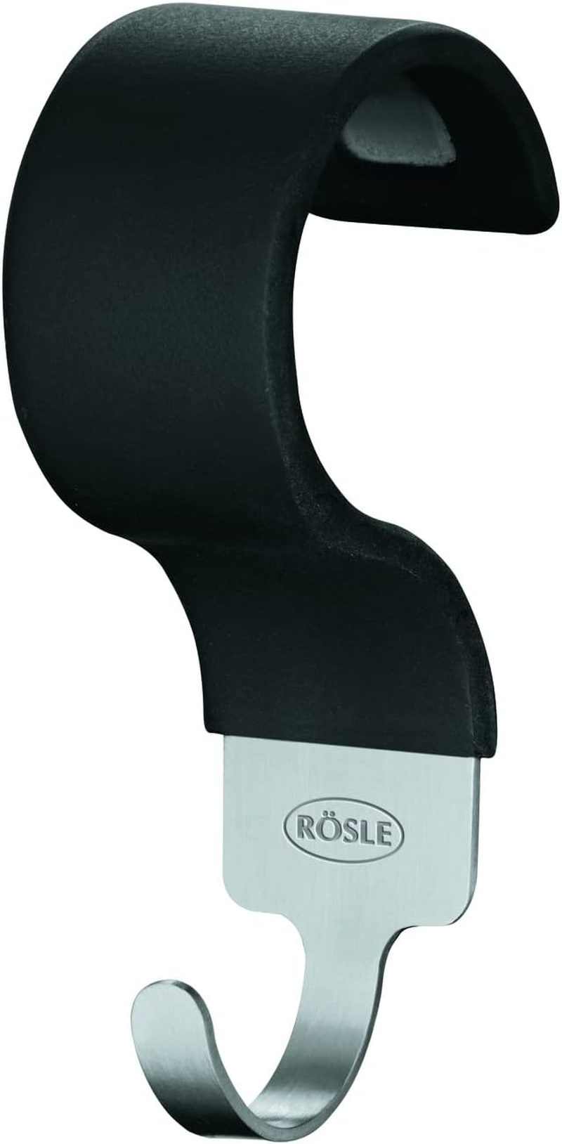 R&ouml;sle BBQ Grill Replacement Brush Head, Regular, Silver - Barbecue Grill Hook, Set Of 5, Black