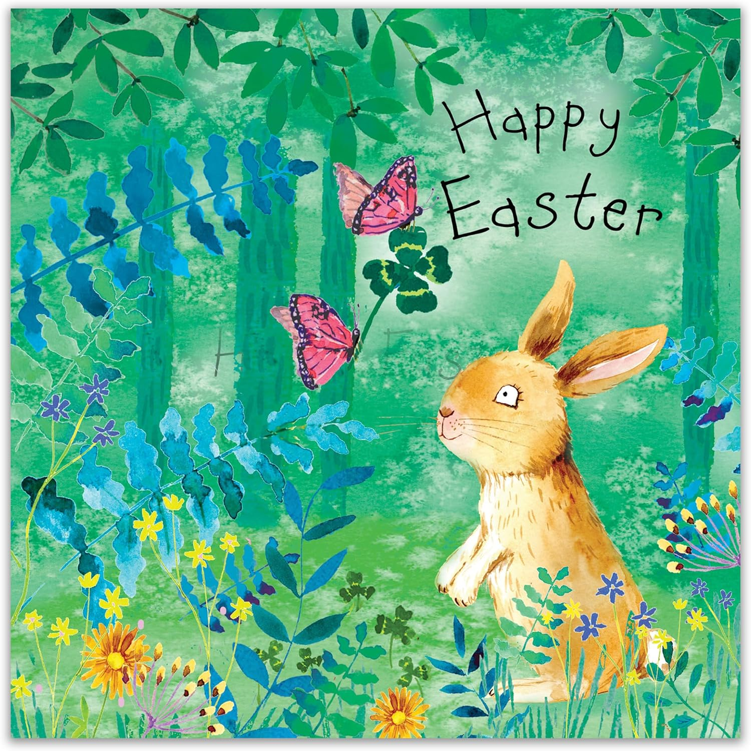 Twizler Easter Card - Cute Rabbit - Happy Easter Cards for Mum Dad Nan Grandad - Greetings for Son Daughter Grandson Granddaughter Friend image number 5