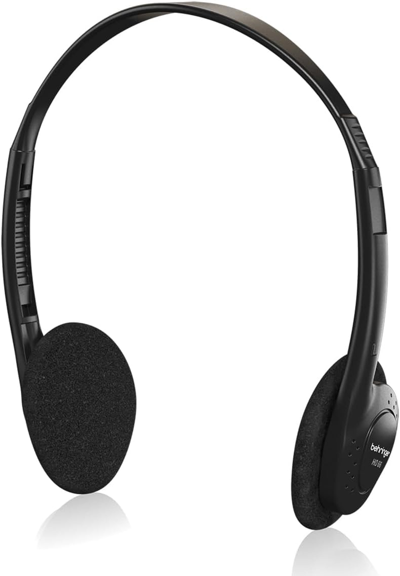 Behringer HO 66 Stereo Headphones Pack of 3,Black