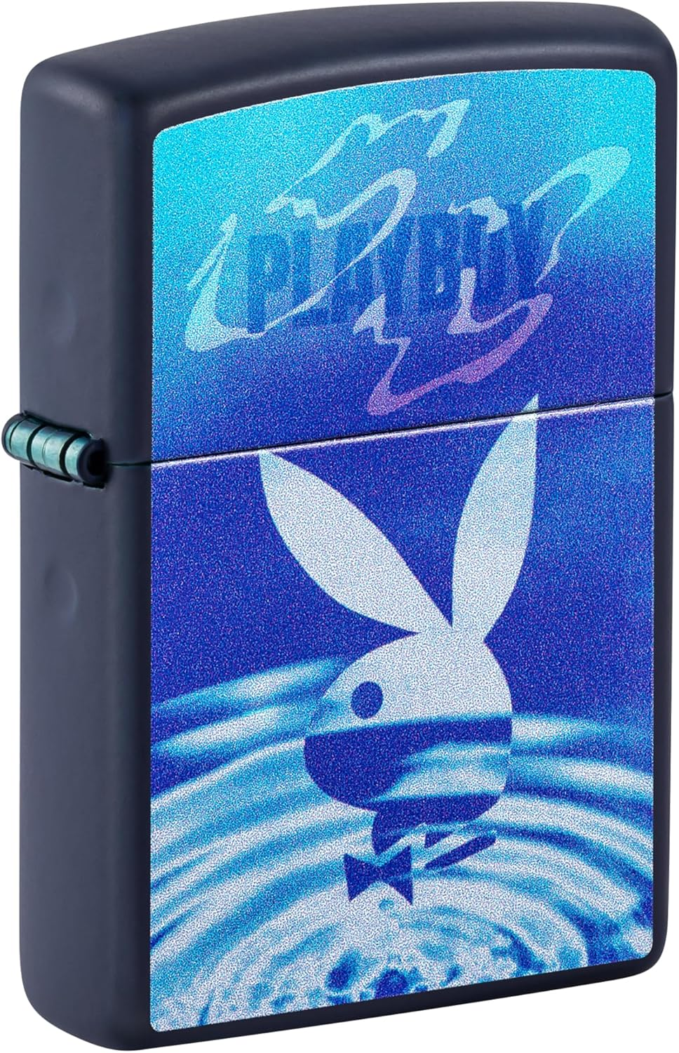 Zippo Playboy Windproof Lighter, Navy Matte image number 4