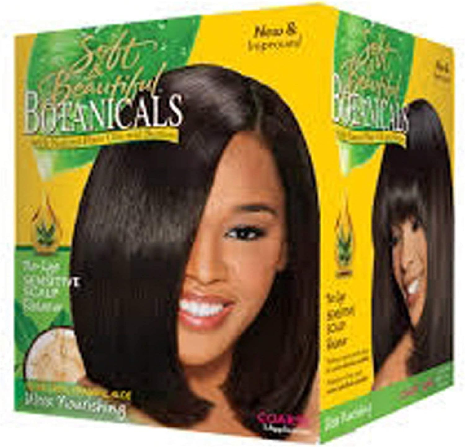 Soft & Beautiful Botanicals No Lye Sensitive Scalp Relaxer Coarse 1 Application