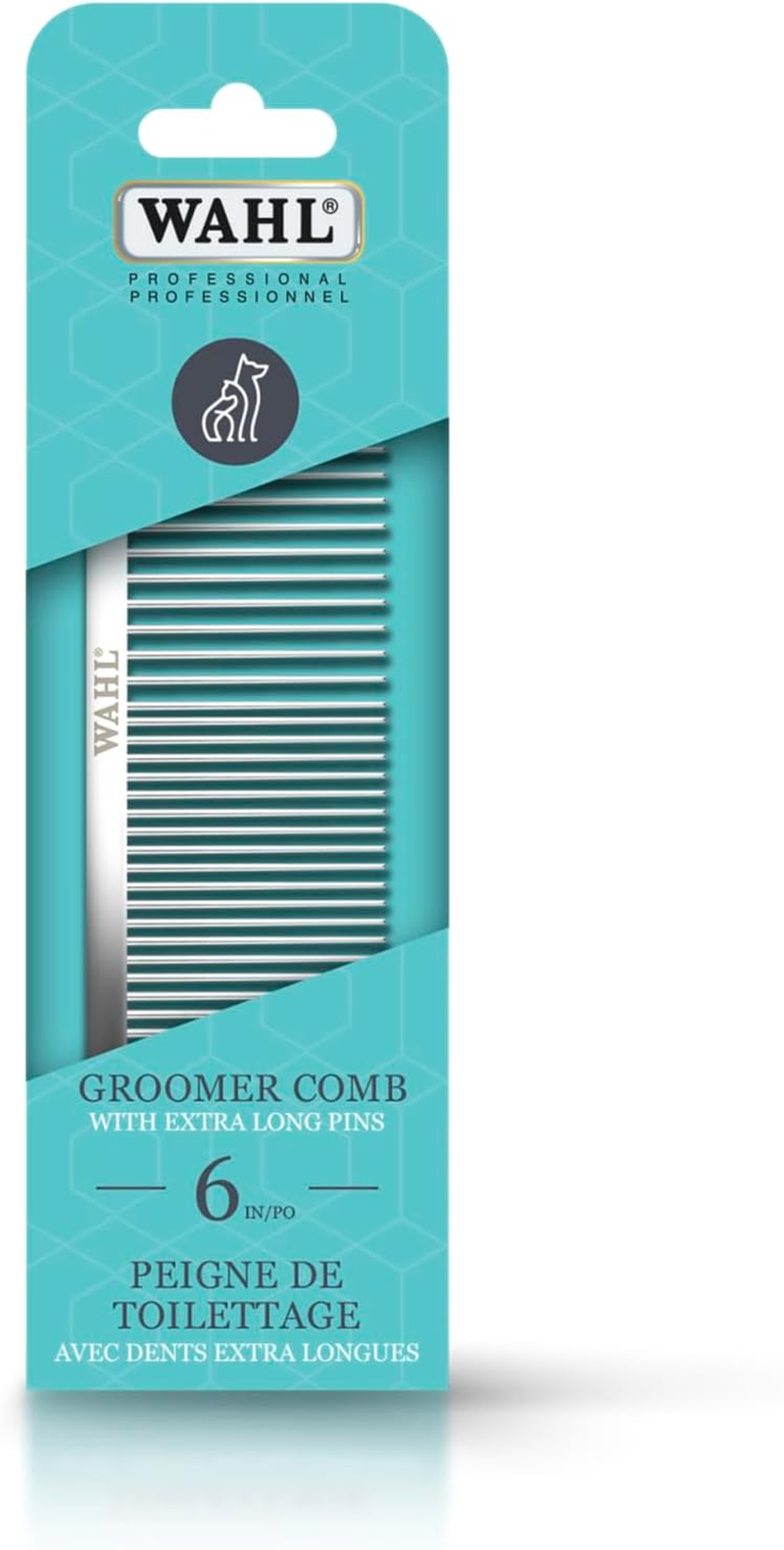 Wahl Pro Styling Comb for Dogs and Cats, 6-Inch Length image number 1