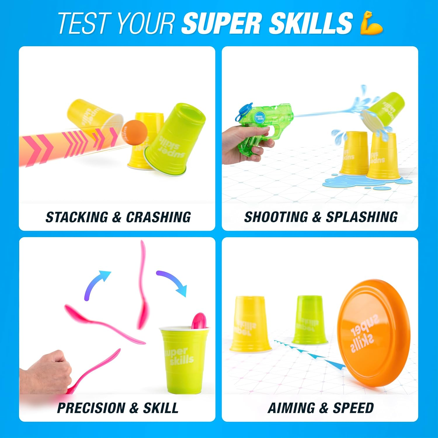 Super Skills Outdoor Garden Games for Kids 8 and up - Family Water Fun for Camping, Parties & Summer Play image number 4