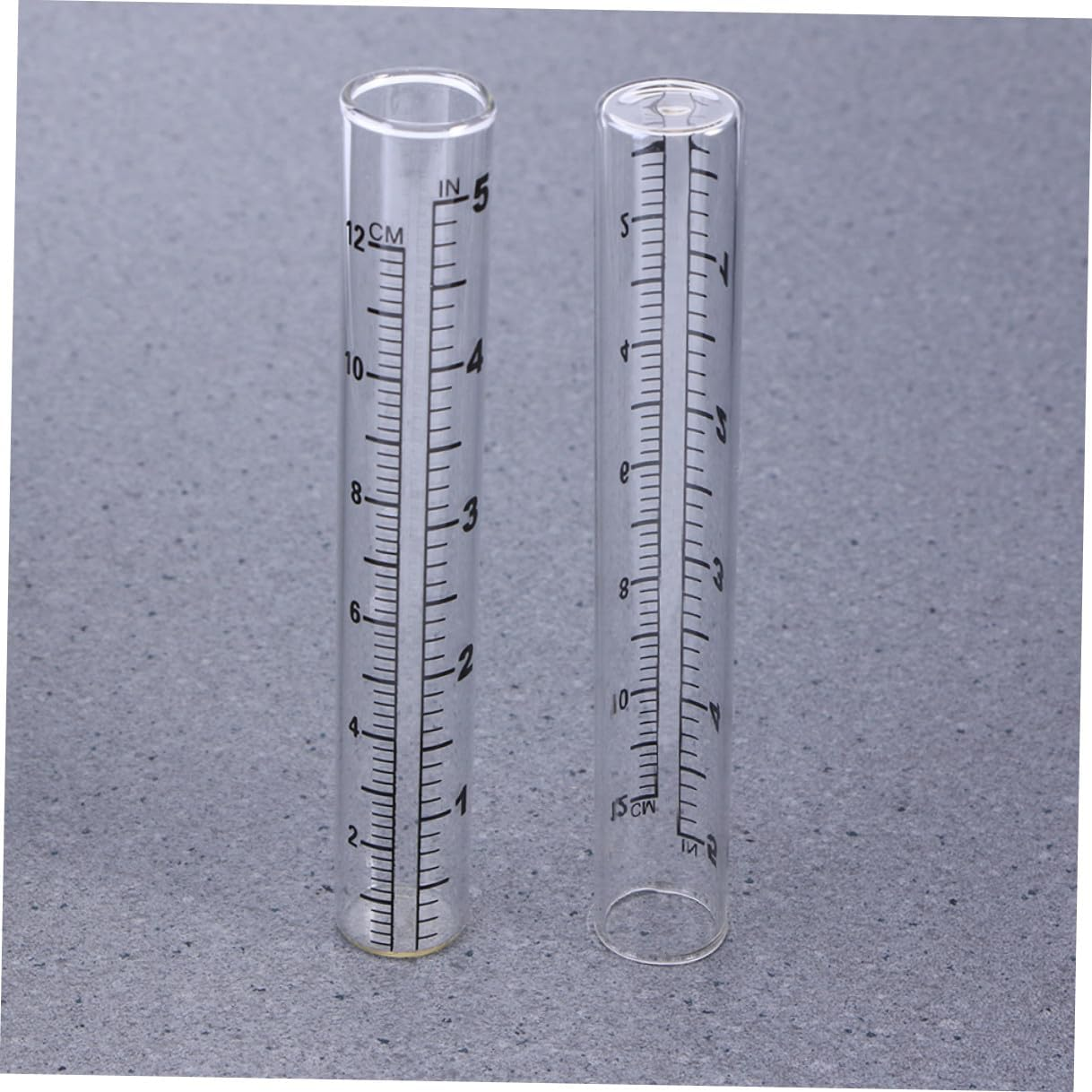 Milisten 4Pcs Glass Rain Gauge Measuring Tubes Transparent Outdoor Rainwater Collector with Clear Scale for Garden Lawn Measurement image number 5