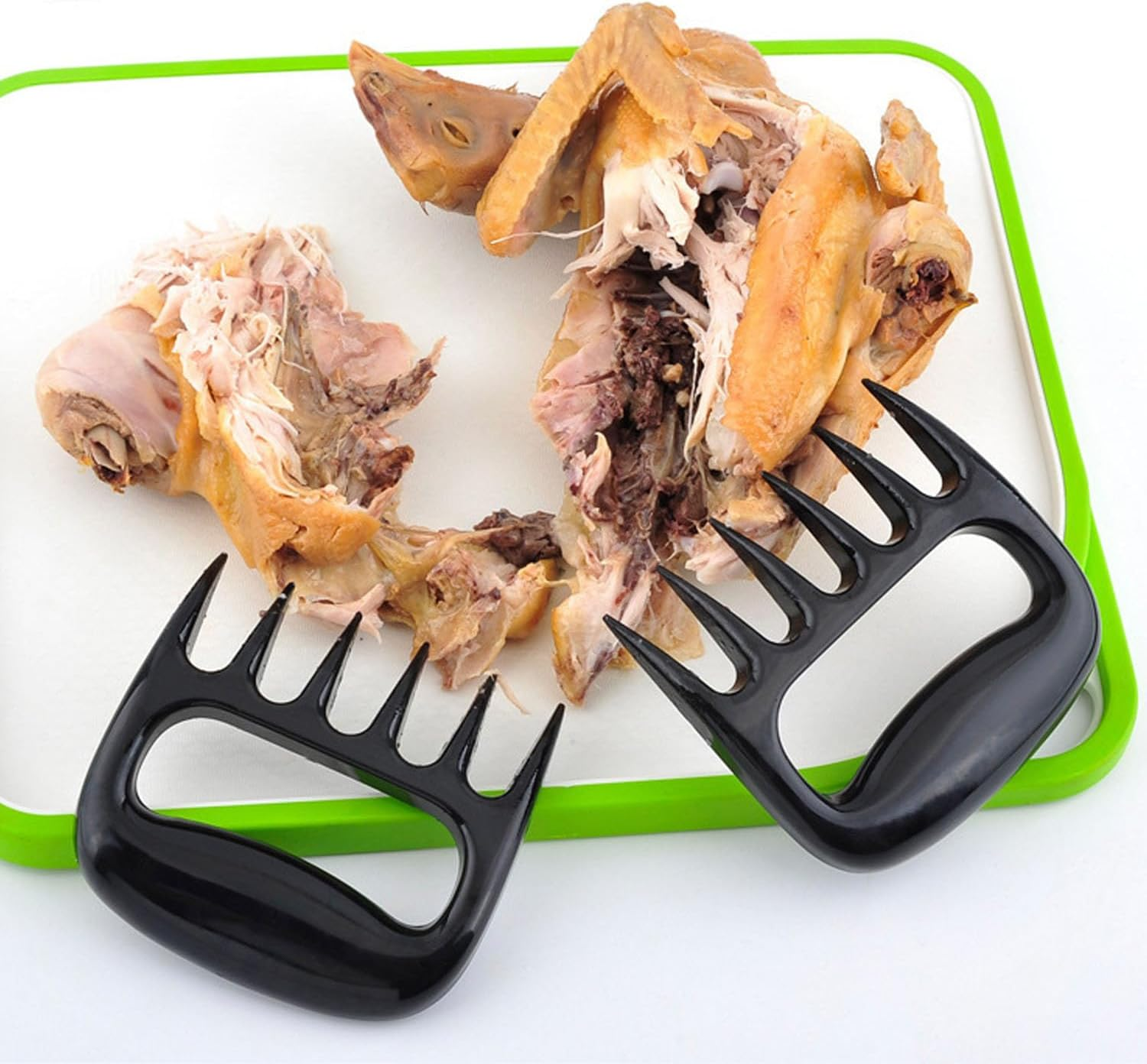 Meat Claws 2 Pcs, Chicken Shredder Tool, Meat Shredder Tool, BBQ Claws for Shredding Meat（Black） image number 1