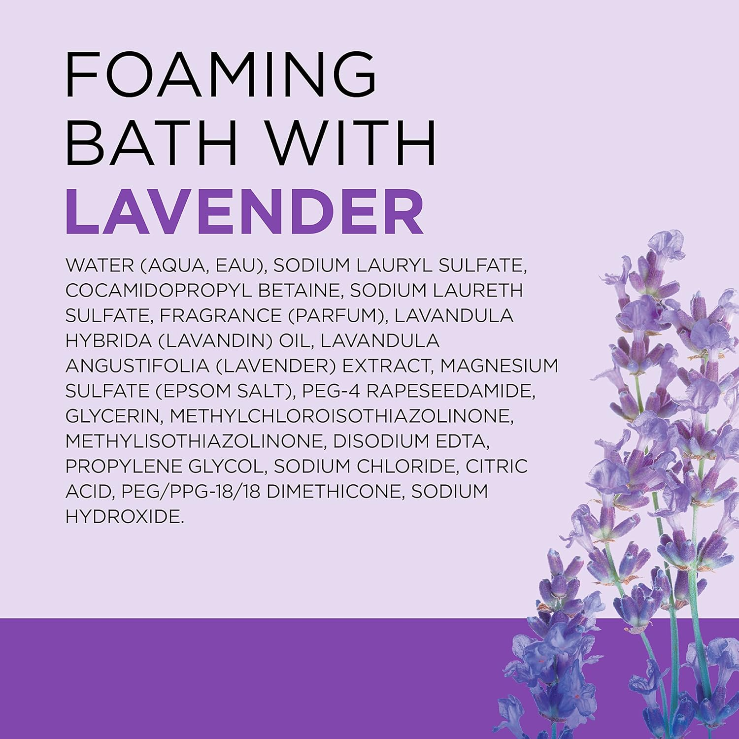 Dr Teal'S Pure Epsom Salt Foaming Bath with Lavender, 1 L image number 5