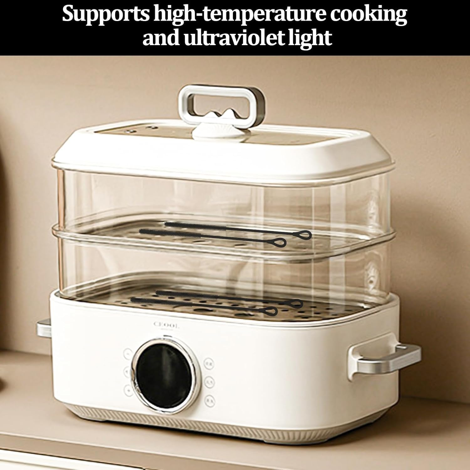 2 Pack Extra Long Silicone Straw Cleaning Brushes - Heavy Duty Reusable Straw Cleaner for Metal, Glass, Smoothie & Bubble Tea Straws - Bpa-Free Food Grade with Bendable Core (6Mm+9Mm, Black) image number 5