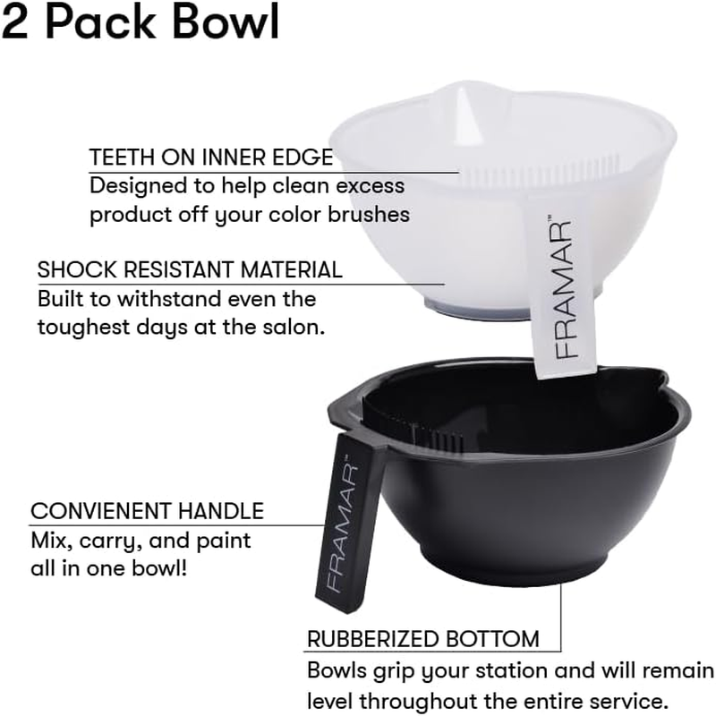 Framar Color Mixing Bowl with Cleaner (Pack of 2) image number 4