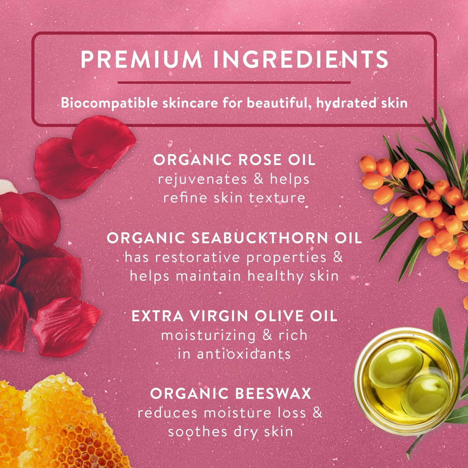 Badger - Beauty Balm Damascus Rose - 1 Oz. image number 5