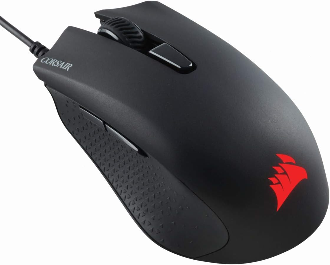 CORSAIR Harpoon PRO RGB Wired Lightweight FPS/MOBA Gaming Mouse &ndash; 12,000 DPI &ndash; 6 Programmable Buttons &ndash; Icue Compatible &ndash; PC, Mac, PS5, PS4, Xbox &ndash; Black image number 2