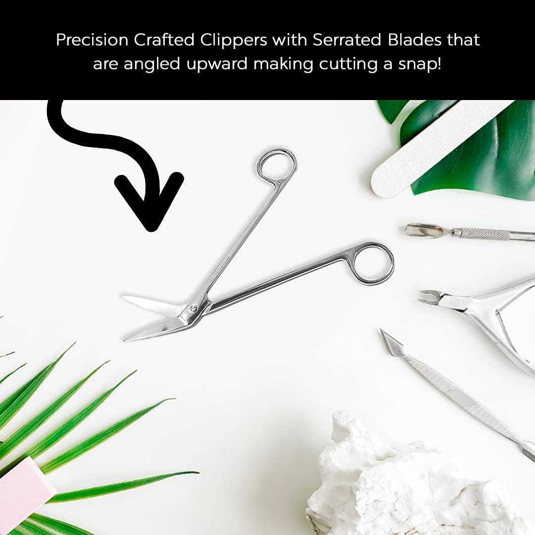 Long Handled Toenail Scissors and Clippers Perfect for Thick Toe Nails for Men Women Elderly and Seniors Easy Reach Handle Unique Design Ergonomic Cuticle Scissor image number 5
