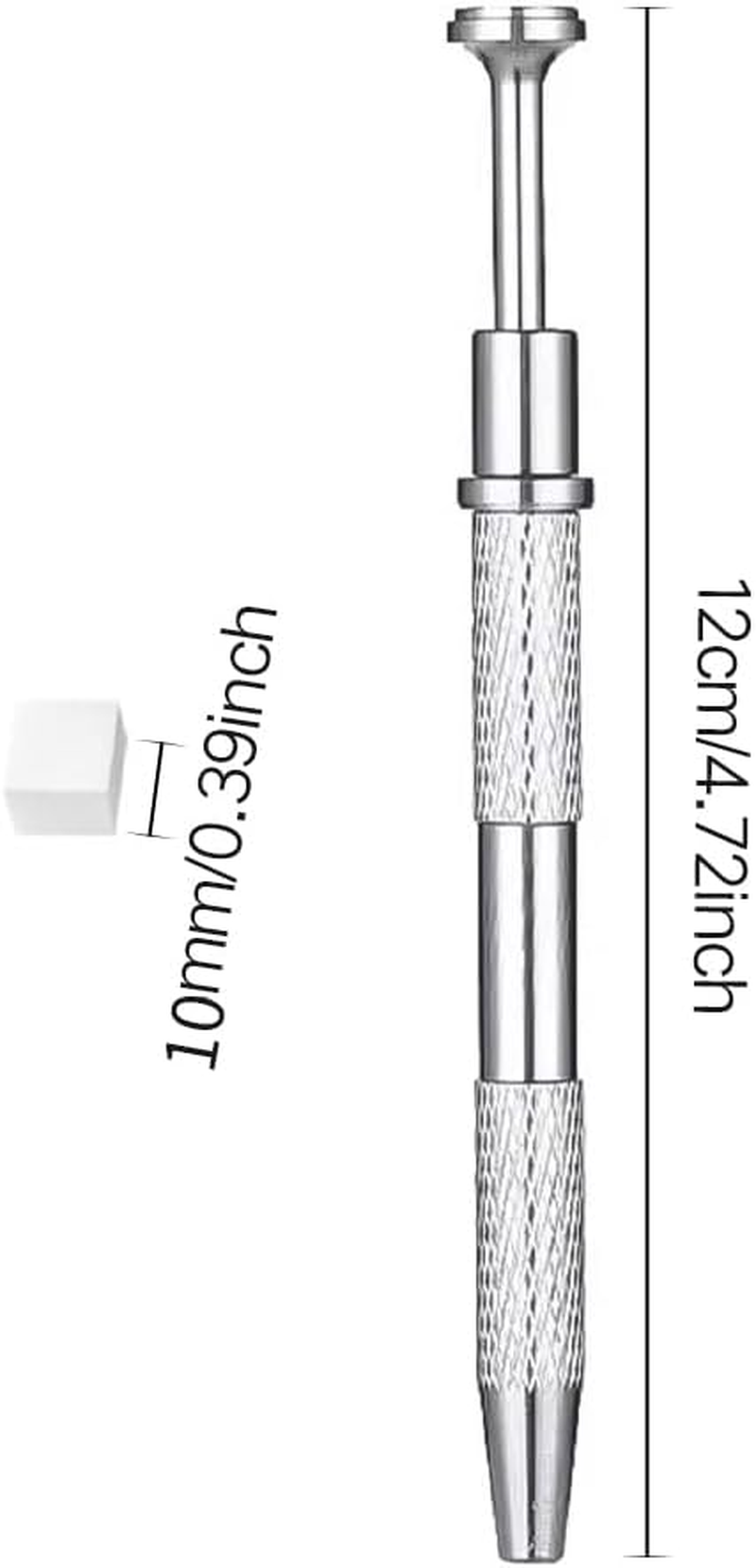 50PCS White Cube Shape Sponge Manicure Accessory with Sponge Grabber,Soft Sponges for Ombre, Ombre Nail Brush for Nail Art Gradient Design image number 1