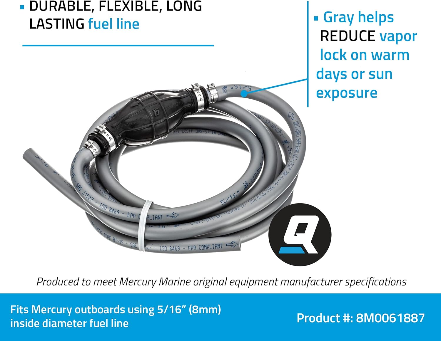 Quicksilver Fuel Line Assembly image number 3