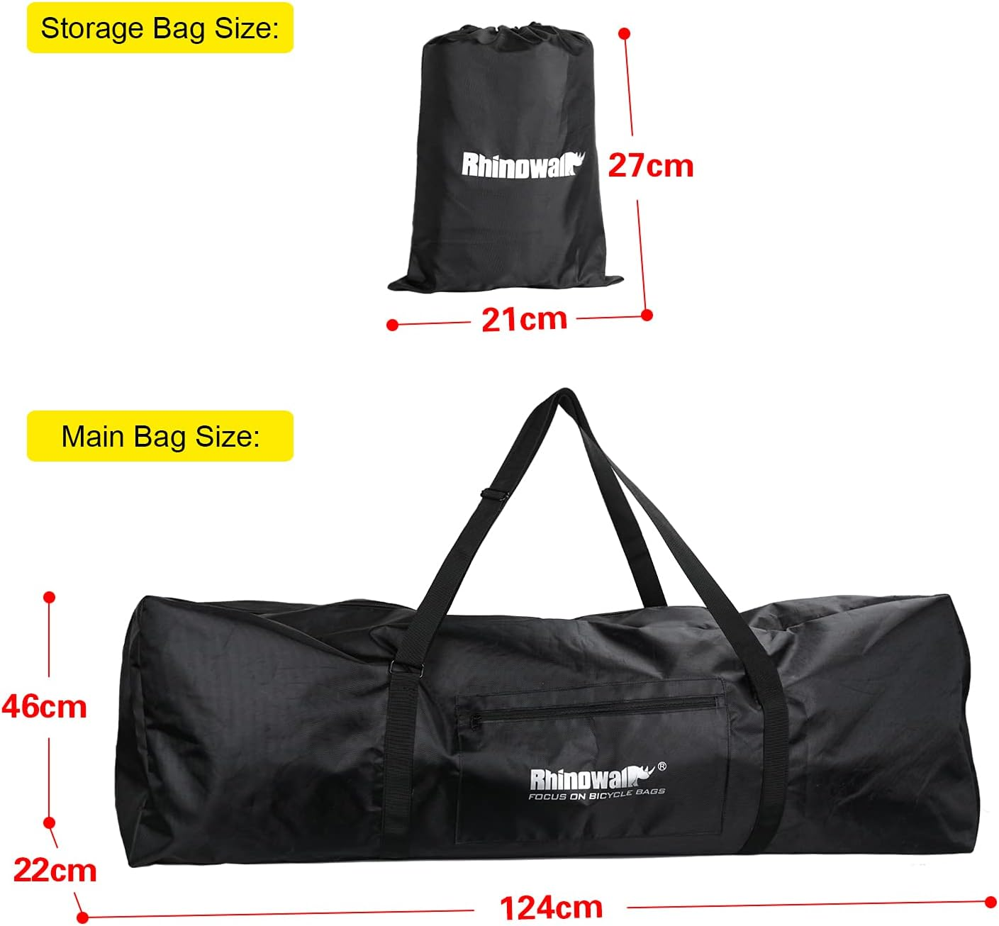 Rhinowalk Scooter Carrying Bag Portable Scooter Storage Bag Electric Scooter Bag E-Scooter Transport Bag Electric Scooter Accessories image number 6