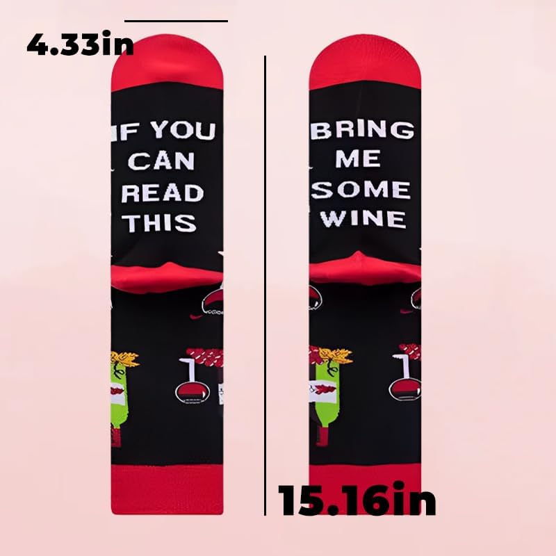 If You Can Read This Bring Me Some Socks for Wife Husband Christmas Birthday Valentines Day Gifts for Girlfriend Boyfriend - Style2 image number 6