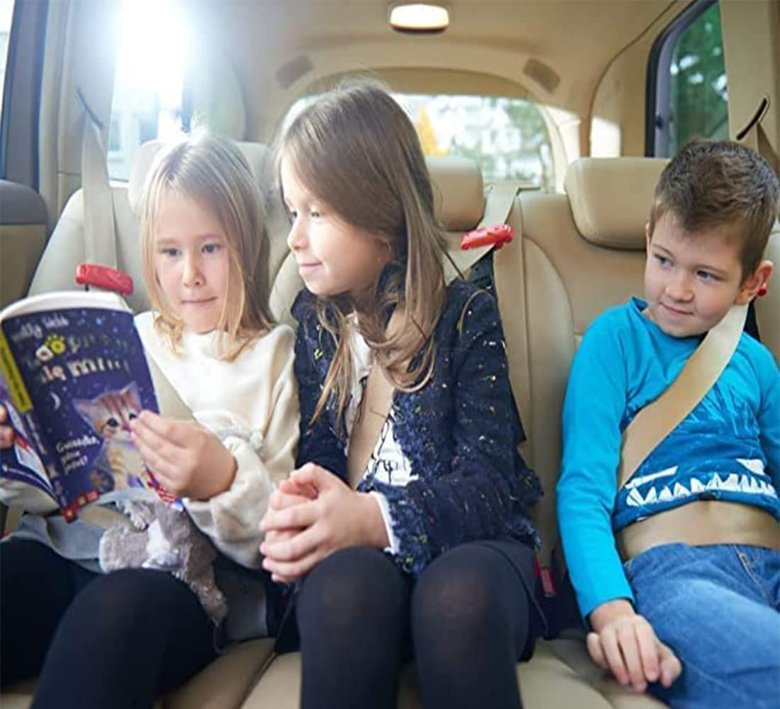 Car Seat Belt Adjuster for Kids Baby Car Seat Belt Clip Car Shoulder Neck Safety Positioner Belt Strap Child Restraint Harness for Car Safety Car Seat Belt Harness for Kids over 4 Years Old image number 3