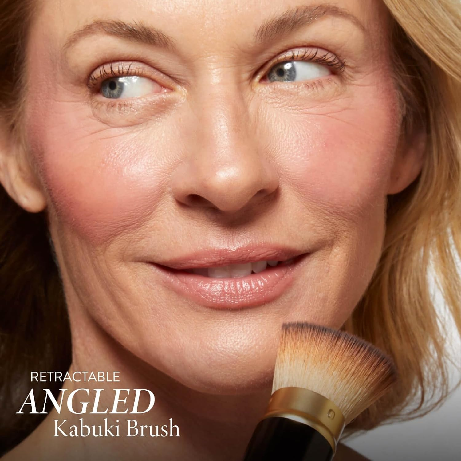 LAURA GELLER NEW YORK Baked Starter Kit: Deep - Best of the Best Full Face Palette + Baked Balance-N-Brighten Powder Foundation + Retractable Angled Kabuki Brush Set image number 5