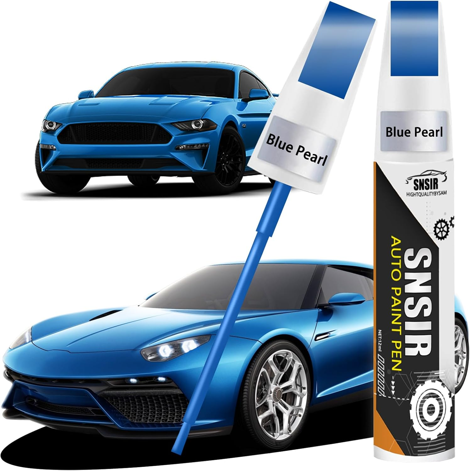 Blue Pearl Touch up Paint for Cars, Color Accurate Touch up Paint for Cars, Premium Car Scratch Remover for Deep Scratches, Easy to Use, Safe and Non-Toxic