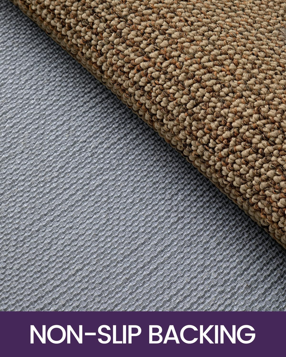 DEXI Front Door Mat Indoor Rugs for Entryway, Trap Dirt Non Slip Low Profile Absorbent Washable Doormat Entry Rug for inside Home Entrance, 80 X 120 Cm, Beige image number 1