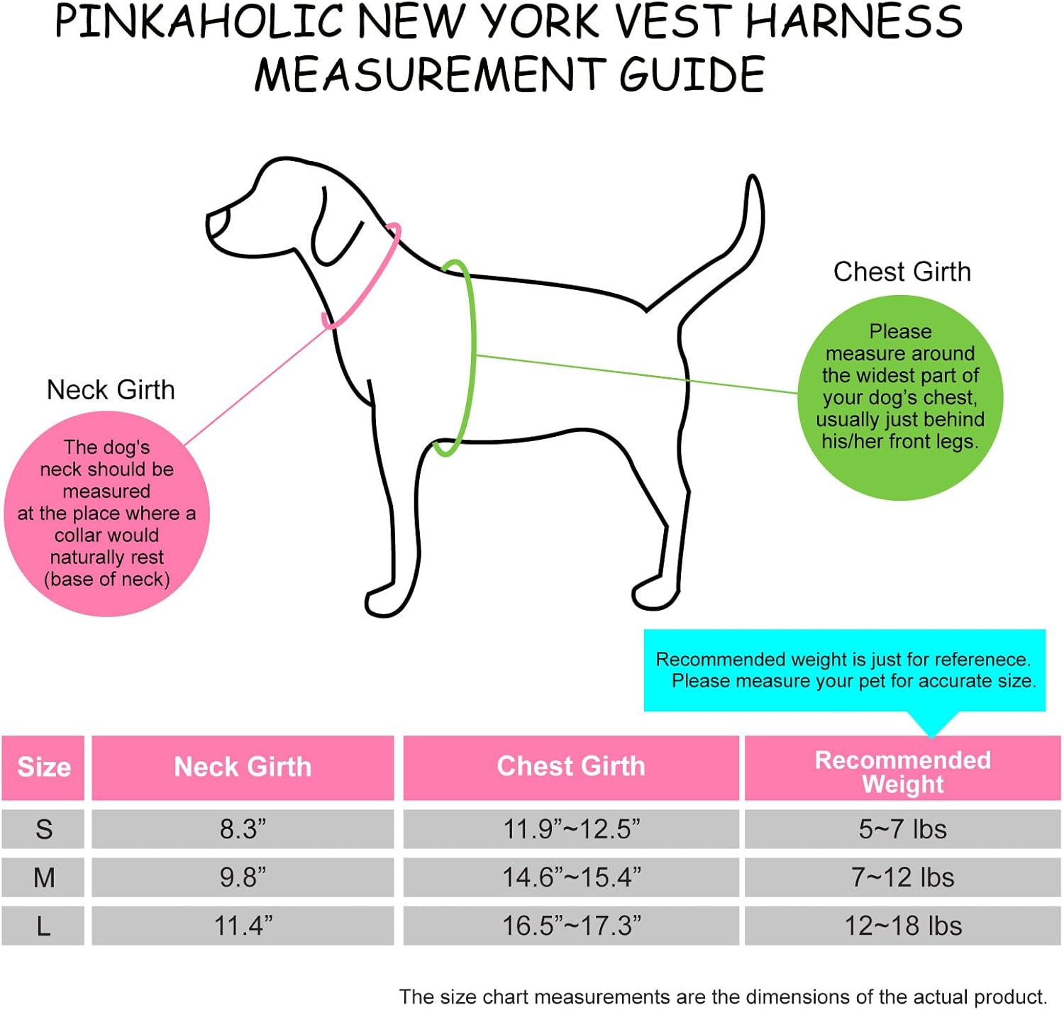 Pinkaholic New York Celandine Vest Dog Harness Step-In Warm Winter Flower Pattern for Small Dog, Navy, Medium