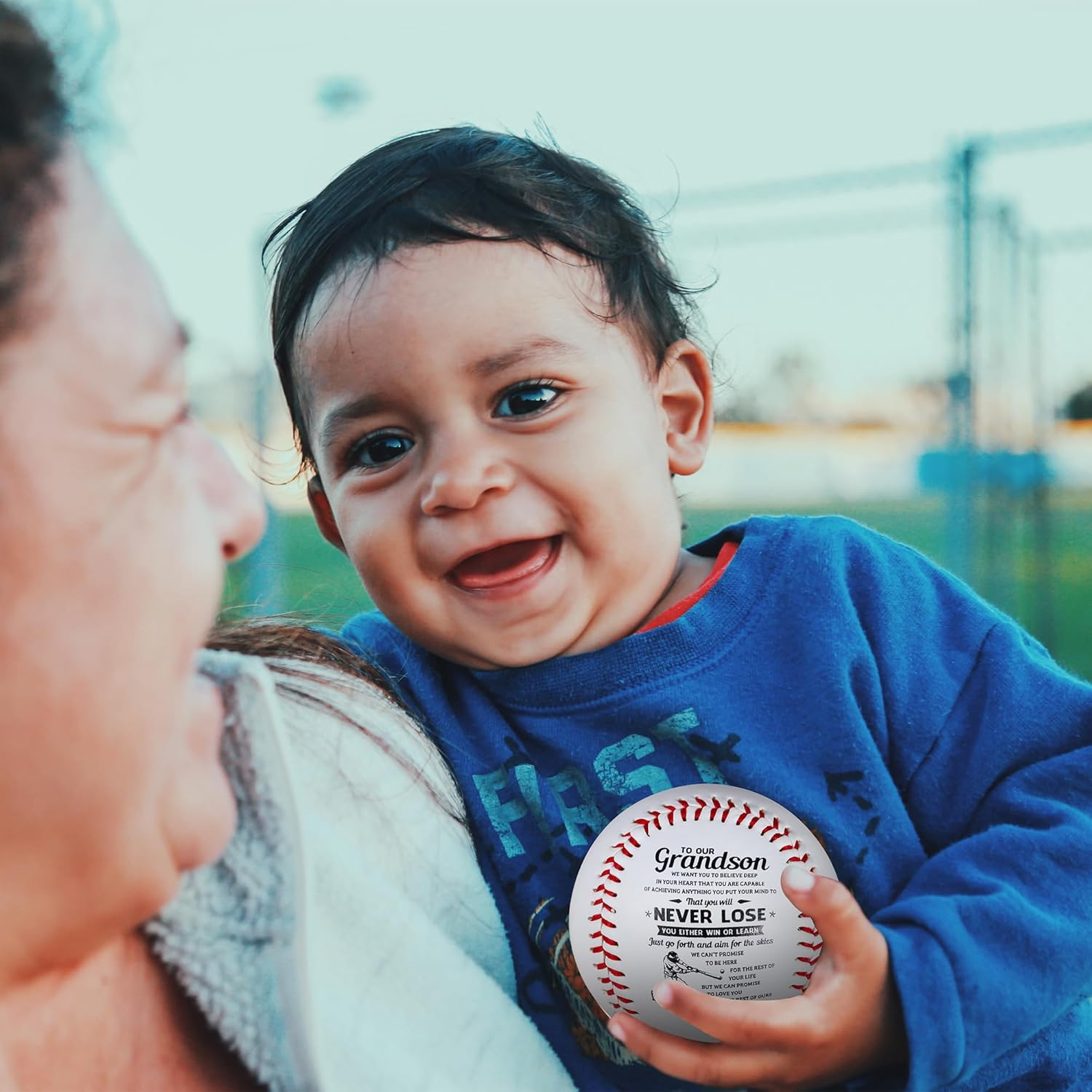 SYNGUCK Birthday Baseball Gifts for Youth, Teenage Boys,Christmas Graduation Baseball Gifts for Grandson from Grandma,Grandpa,For Son from Mom,Dad，Personalized Baseball Gifts image number 1