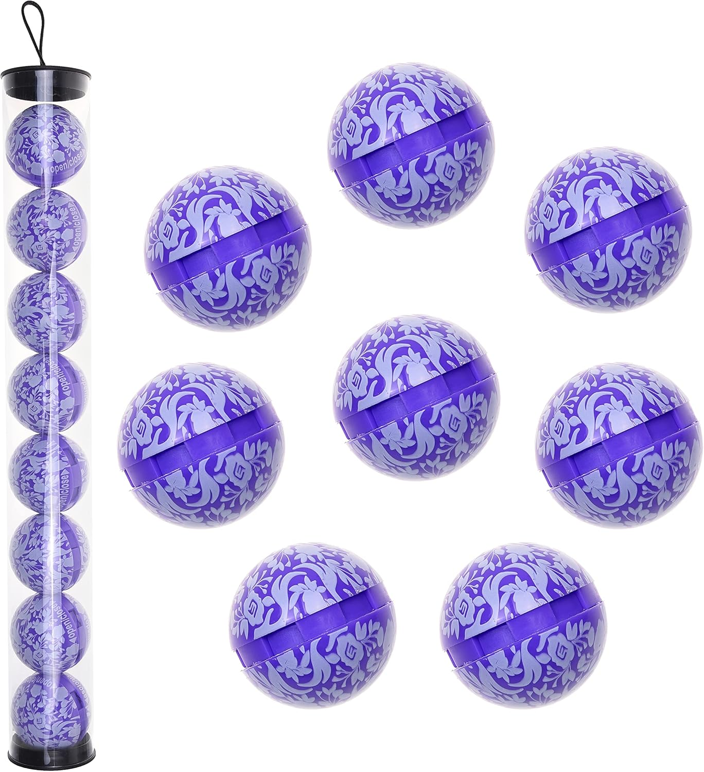 Eco-Fused Deodorizing Balls for Sneakers, Lockers, and Gym Bags (8 Pack) - Neutralizes Sweat Odor with Easy Twist Lock/Open Mechanism (Citrus Mania - 8 Pack)