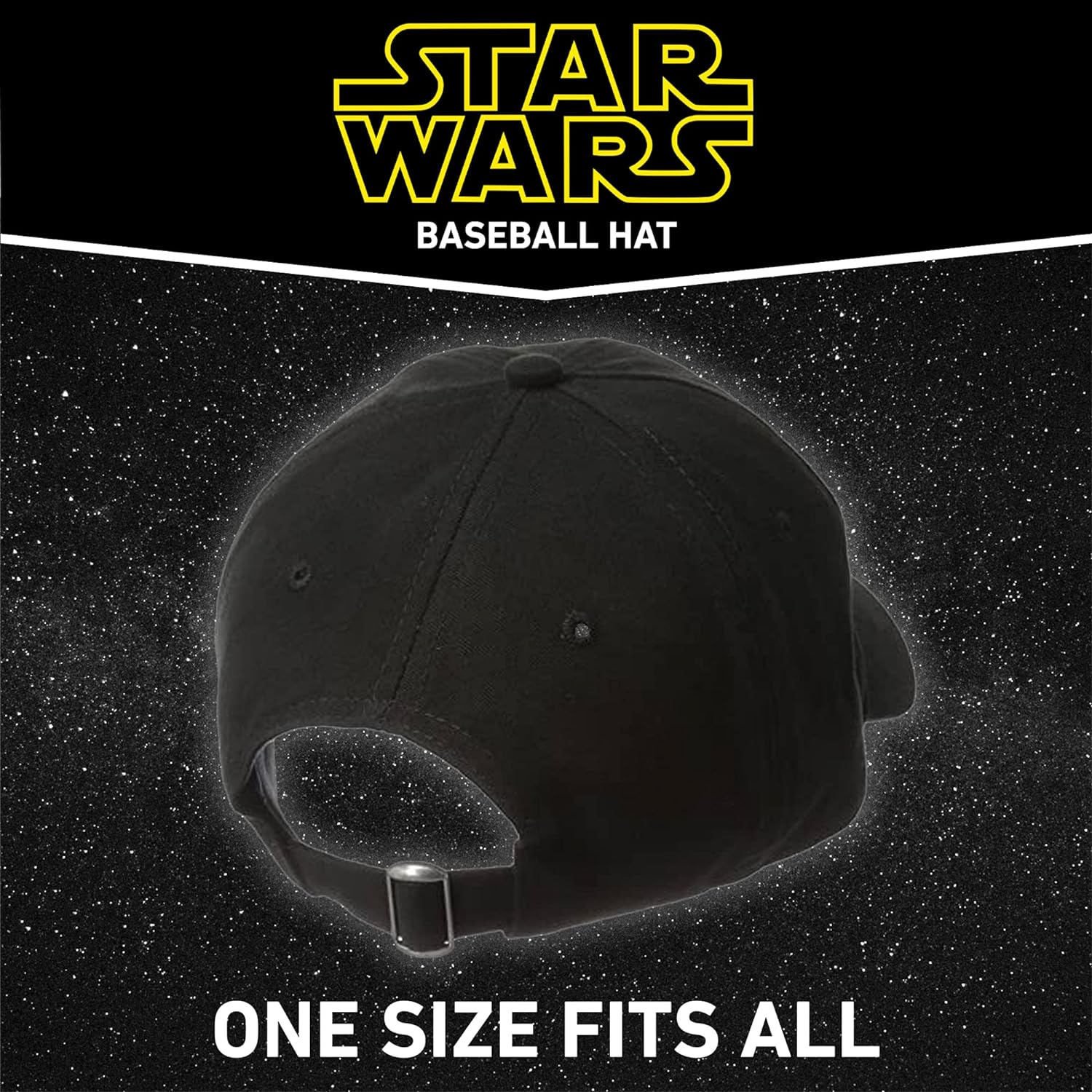 Star Wars Dad Hat, Darth Vader, R2-D2 and Stormtrooper Cotton Adult Baseball Cap with Curved Brim