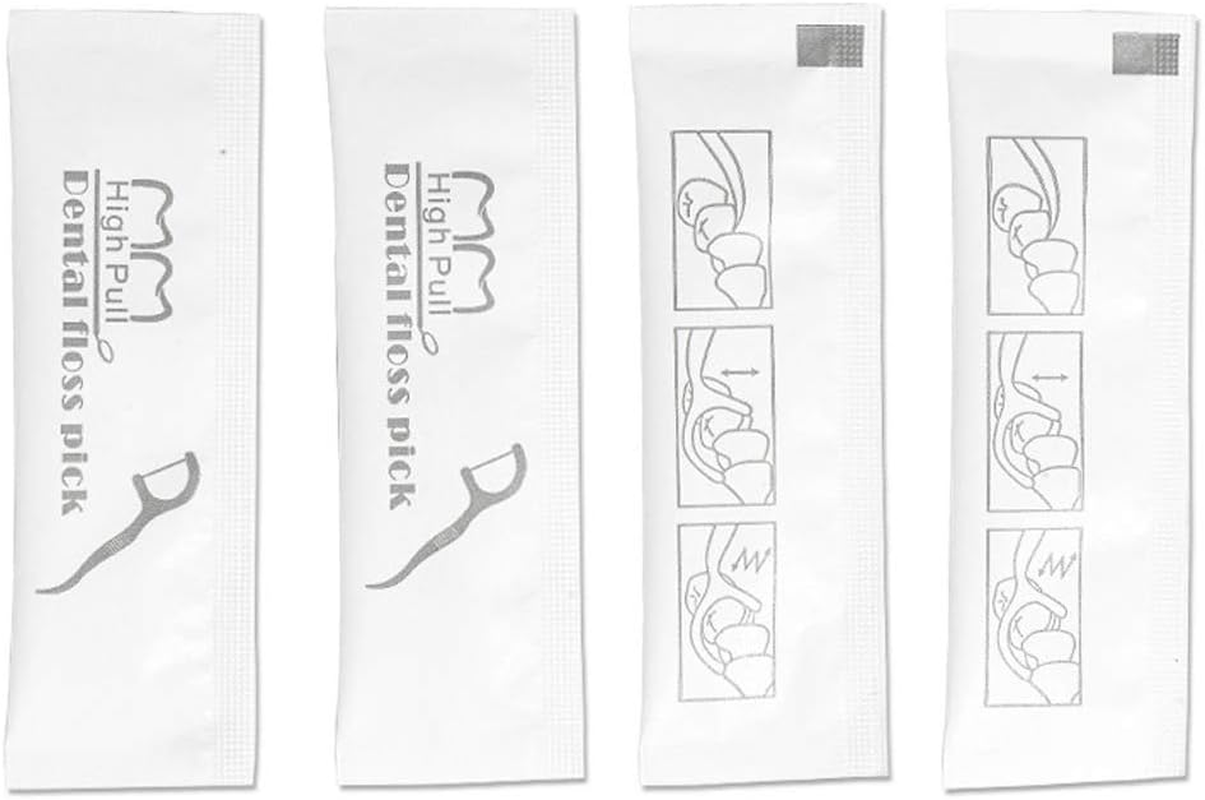 50 Count,Individually Wrapped Micro Dental Floss (50 Pcs) image number 1