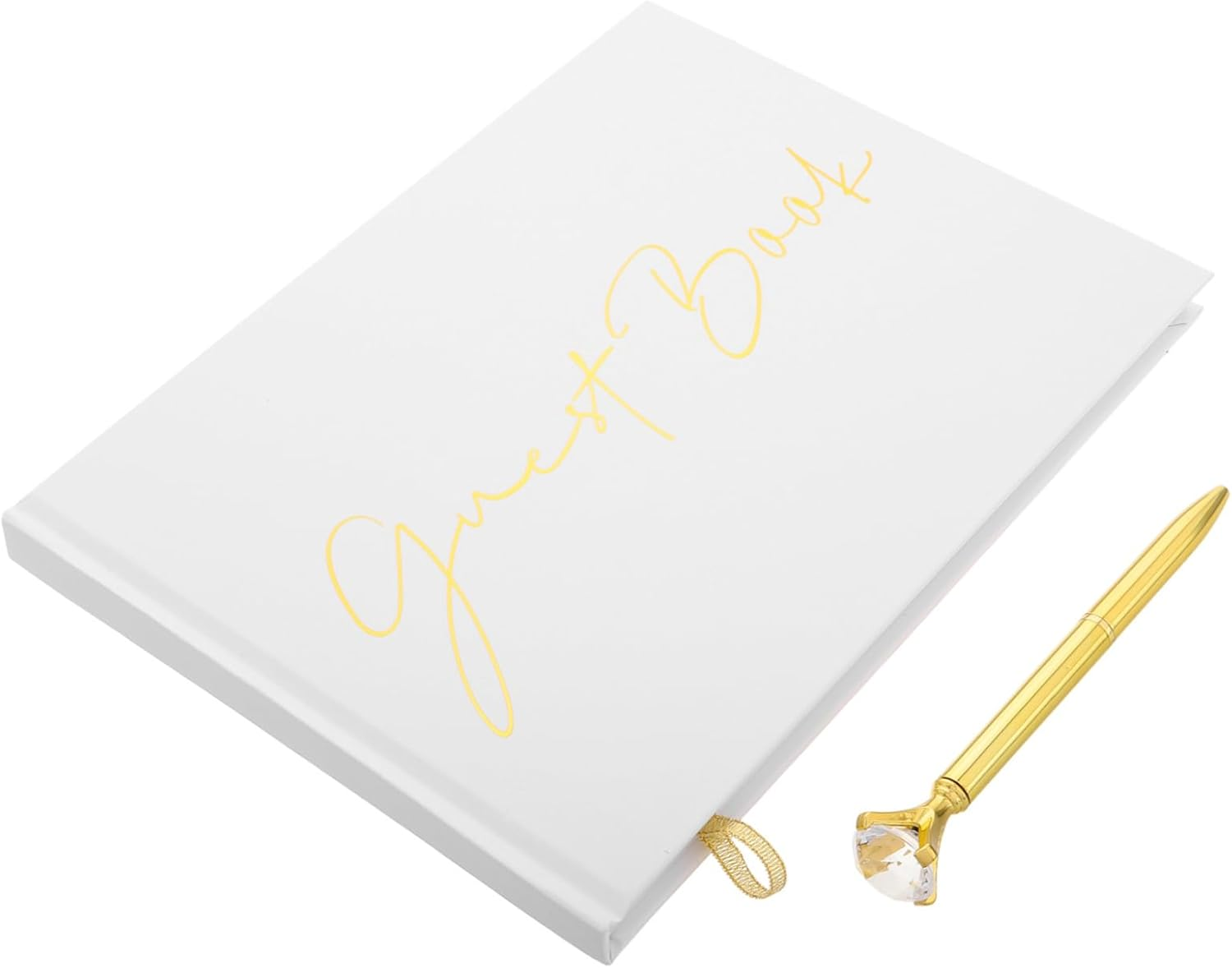 Wedding Guest Book Wedding Reception with Pens Ideal for Guest Messages and Memories Ideal for Graduation Baby Shower and Celebrations image number 4